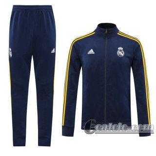 6calcio: Real Madrid Full-Zip Giacca zaffiro 2020-2021 J169