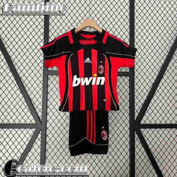 Retro Maglia Calcio AC Milan Prima Bambini 06 07