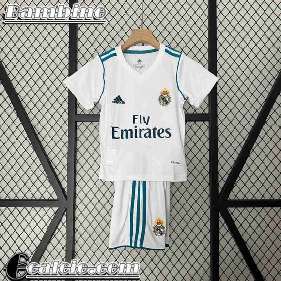 Retro Maglia Calcio Real Madrid Prima Bambini 17 18