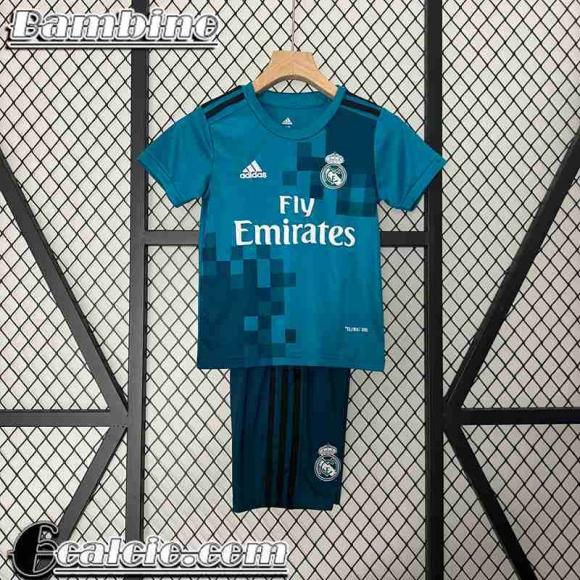 Retro Maglia Calcio Real Madrid Terza Bambini 17 18