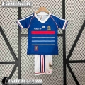 Retro Maglia Calcio Francia Prima Bambini 1998