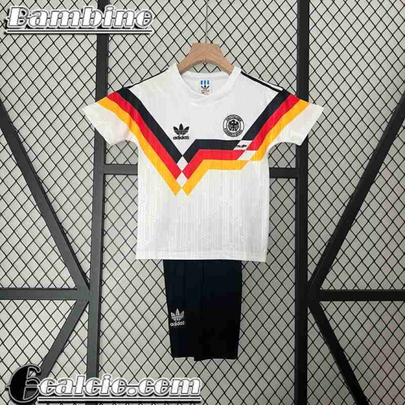 Retro Maglia Calcio Germania Prima Bambini 1990