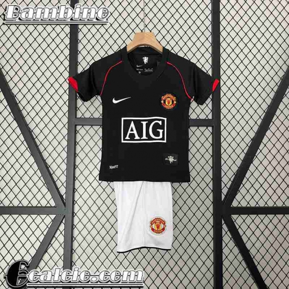 Retro Maglia Calcio Manchester United Seconda Bambini 07 08