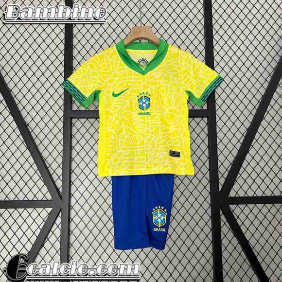 Retro Maglia Calcio Brasile Prima Bambini 2024