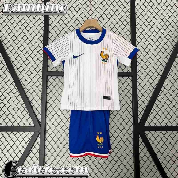 Retro Maglia Calcio Francia Seconda Bambini 2024