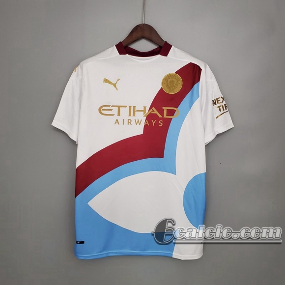 6calcio: Manchester City Maglia Calcio LV Concept Design 2021-2022