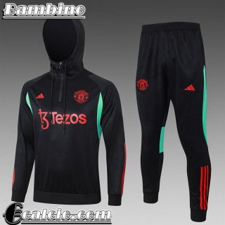 Tute Sportive Giacca Cappuccio Manchester United Bambini 2023 2024 C165