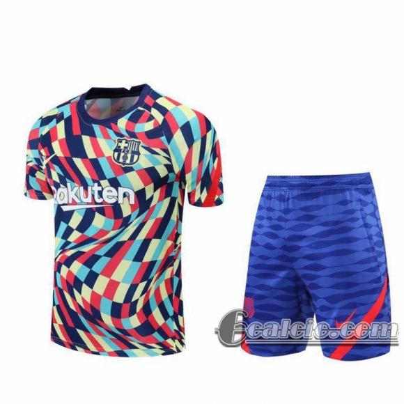 6calcio: Barcellona Magliette Tuta Calcio colore 2020-2021 T130