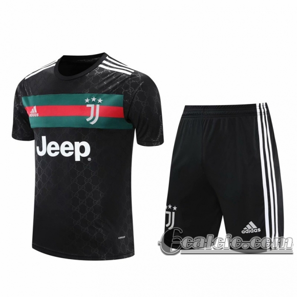 6calcio: Juventus Magliette Tuta Calcio nero 2020-2021 T132