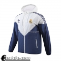 Giacca A Vento Giacca Cappuccio Real Madrid Uomo 2023 2024 D190