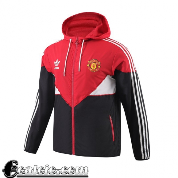 Giacca A Vento Giacca Cappuccio Manchester United Uomo 2023 2024 D192