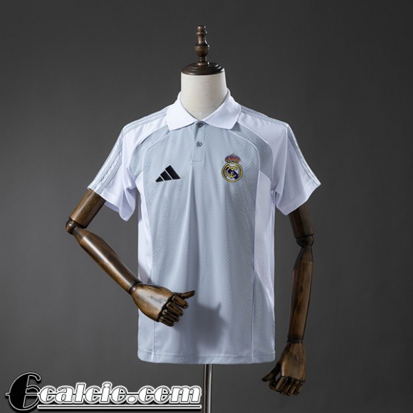 Real Madrid Maglietta Polo Uomo 25-26 E234 Real Madrid Maglietta Polo Uomo 25-26 E234