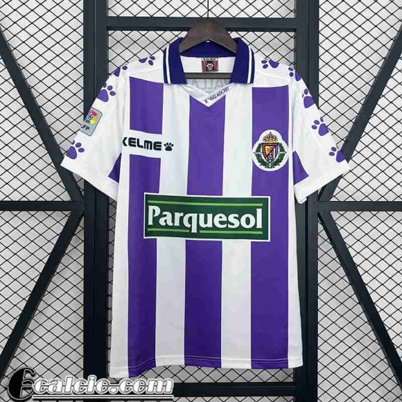 Valladolid Retro Maglie Calcio Prima Uomo 95 96 FG643