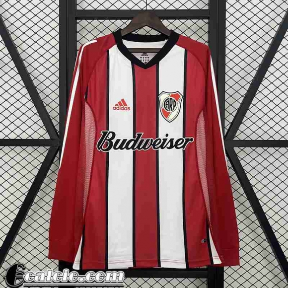 River Plate Retro Maglie Calcio Seconda Uomo Manga Larga 03 04 FG676