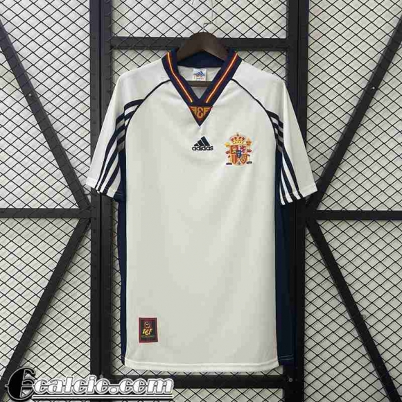 Spagna Retro Maglie Calcio Seconda Uomo 1998 FG707