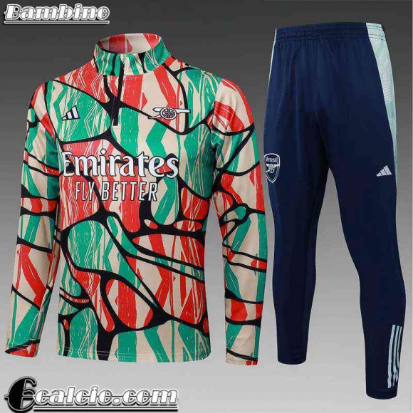 Arsenal KIT: Tute Calcio Bambini 2024 2025 C602