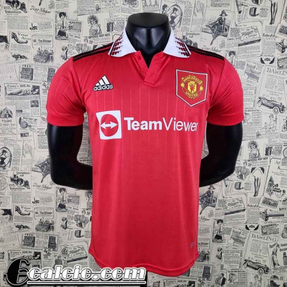 Maglia Calcio Manchester United Prima Uomo 2022 23 Versione Trapelata