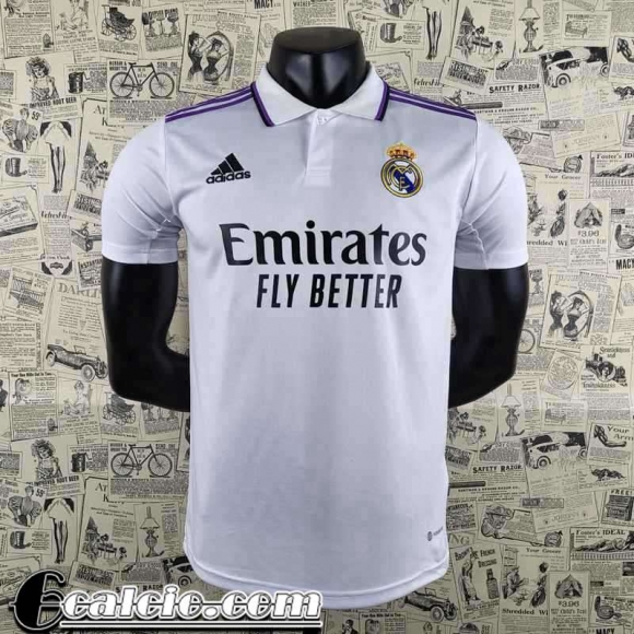 Maglia Calcio Real Madrid Prima Uomo 2022 23 Versione Trapelata