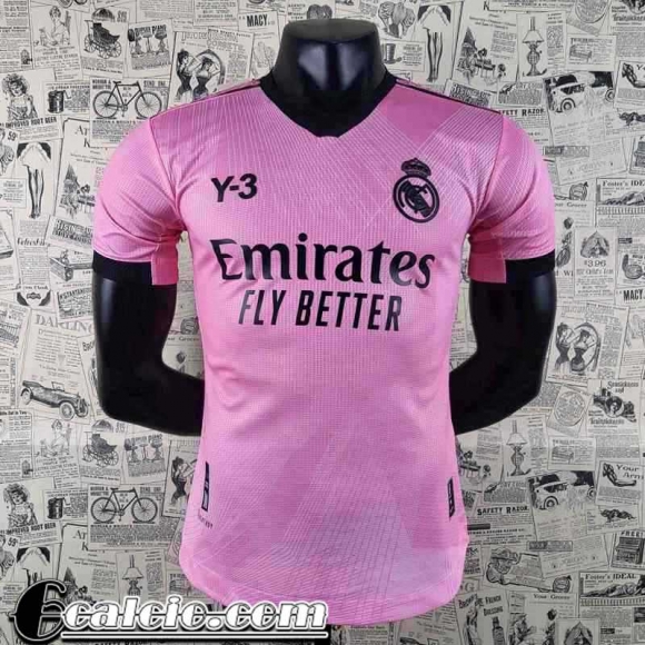 Maglia Calcio Real Madrid Y3 rosa Uomo 2022 23 Versione Trapelata