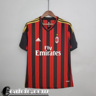 Maglia Calcio Retro AC Milan Prima Uomo 13 14