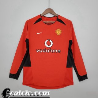 Maglia Calcio Retro Manchester United Prima Uomo 02 04