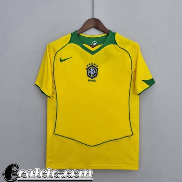 Maglia Calcio Retro Brasile Prima Uomo 2004 06