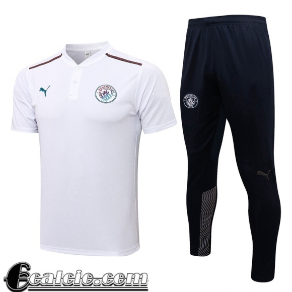 Polo Manchester City bianca Uomo 2021 22 PL258