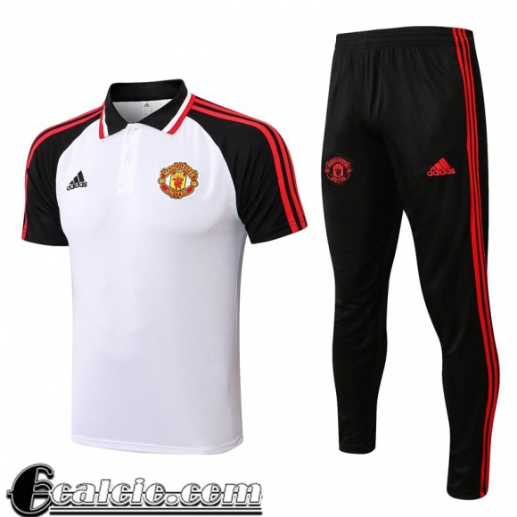 Polo Manchester United bianca Uomo 2021 22 PL292