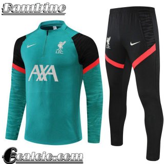 Tute Calcio Liverpool verde Bambini 2021 22 TK229