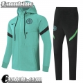 Full Zip Hoodie - Giacca Inter Milan verde Bambini 2021 22 TK233