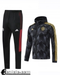 Giacca a vento Cappuccio Manchester United Grigio Uomo 2021 22 WK62