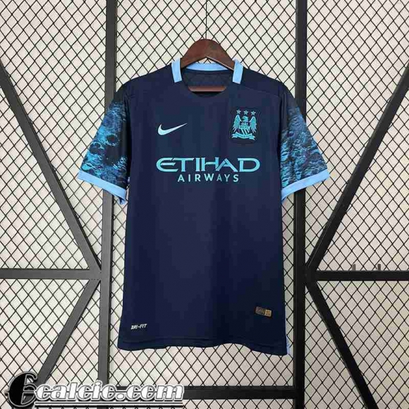 Retro Maglia Calcio Manchester City Seconda Uomo 15 16 FG428