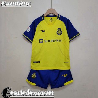 Maglie Calcio Al-Nassr Prima Bambini 2022 23