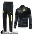 Full Zip Giacca Dortmund BVB grigio scuro Uomo 2022 2023 JK312