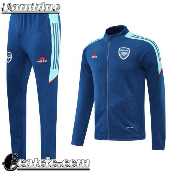 Full Zip Giacca Arsenal blu Bambino 2022 2023 TK242