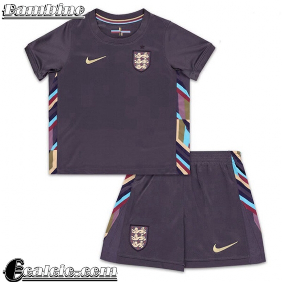 Maglie Calcio Inghilterra Seconda Bambini EURO 2024