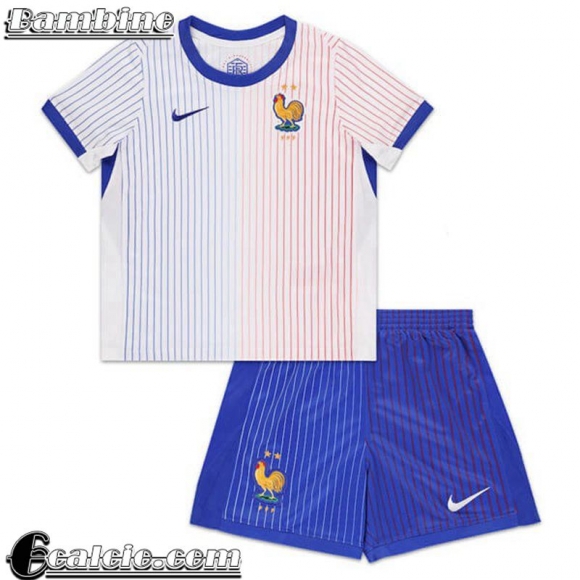 Maglie Calcio Francia Seconda Bambini EURO 2024