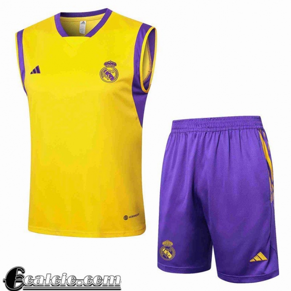 Tute Calcio Senza maniche Real Madrid Uomo 23 24 E51