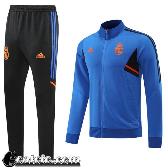 Full-Zip Giacca Real Madrid blu Uomo 22 23 JK676