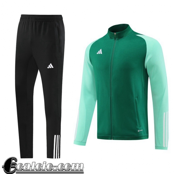 Full-Zip Giacca Sport Verde Uomo 23 24 JK689