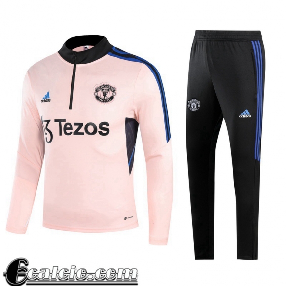 Tute Calcio Manchester United rosa Uomo 23 24 TG749