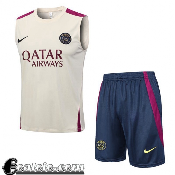 Tute Calcio Senza maniche PSG albicocca Uomo 23 24 TG765