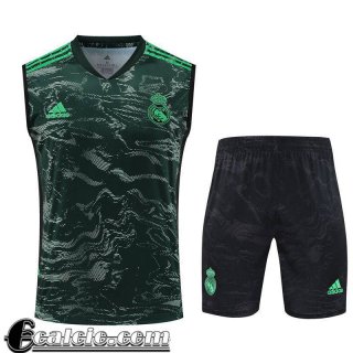 Tute Calcio Senza maniche Real Madrid Verde Uomo 23 24 TG780