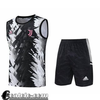 Tute Calcio Senza maniche Juventus nero bianco Uomo 23 24 TG783