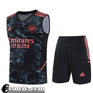 Tute Calcio Senza maniche Arsenal blu scuro Uomo 23 24 TG785