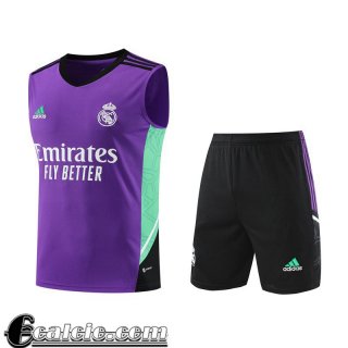 Tute Calcio Senza maniche Real Madrid Viola Uomo 23 24 TG796