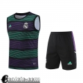 Tute Calcio Senza maniche Real Madrid verde porpora Uomo 23 24 TG798