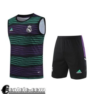 Tute Calcio Senza maniche Real Madrid verde porpora Uomo 23 24 TG798