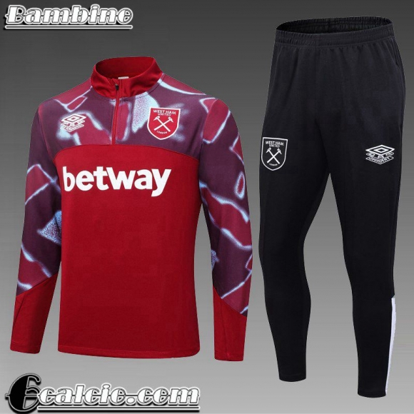 Tute Calcio West Ham United rosso Bambini 22 23 TK556
