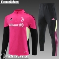 Tute Calcio Juventus rosa rossa Bambini 22 23 TK561